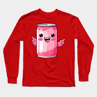 Soft drink cute T-Shirt cute giri Long Sleeve T-Shirt